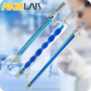 AKMLAB Laboratorium Glas Liebigkoeler/Allihn Bulbed Condensor/Graham condensor