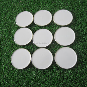 25Mm Witte Achtergrond Blanco Metalen Magnetische Golfbal <span class=keywords><strong>Marker</strong></span> Voor Diy Afdrukken Of Thermische Overdracht - Product Image 1