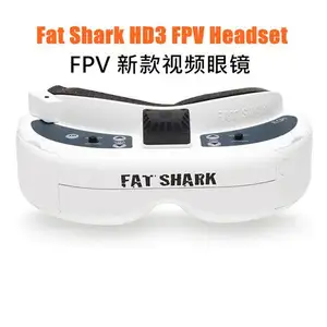 سماعات رأس Fatshark Fat Shark Dominator HD3 HD V3 4:3 FPV, نظارات رأس مزودة بجهاز تسجيل فيديو رقمي