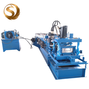 Telaio in acciaio <span class=keywords><strong>purlin</strong></span> macchina in acciaio <span class=keywords><strong>purlin</strong></span> roll formatrice per materiale da costruzione - Product Image 2