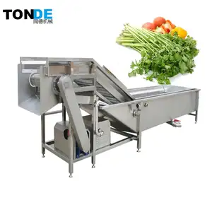 Automatic Leaf Vegetables Cleaning Machine With Spray System