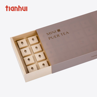 Tiroir en papier en plastique personnalisé de luxe Tianhui emballage cadeau avec mini boîtes pour coffret d'emballage de chocolat