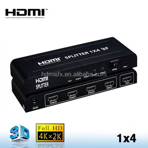 V1.4 <span class=keywords><strong>HDMI</strong></span> splitter 1 x 4 soutien 4 k x 2 k, 1 appareils <span class=keywords><strong>HDMI</strong></span> à être de <span class=keywords><strong>split</strong></span> à 4 <span class=keywords><strong>HDMI</strong></span> compatible moniteurs ou projecteurs - Product Image 1