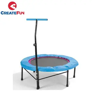 संभाल के साथ CreateFun पेशेवर वयस्क इनडोर मिनी फिटनेस Trampoline