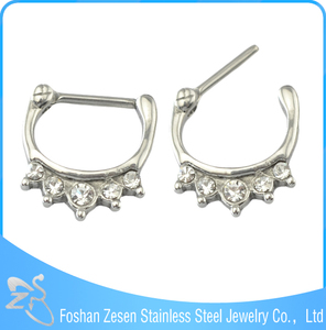 ขายส่งวินเทจกะโหลกแหวนจมูกSahteกะบังจี๋แหวน - Product Image 4