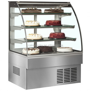 De vidrio Rectangular 4 capas panadería refrigerados escaparate torta precio - Product Image 5
