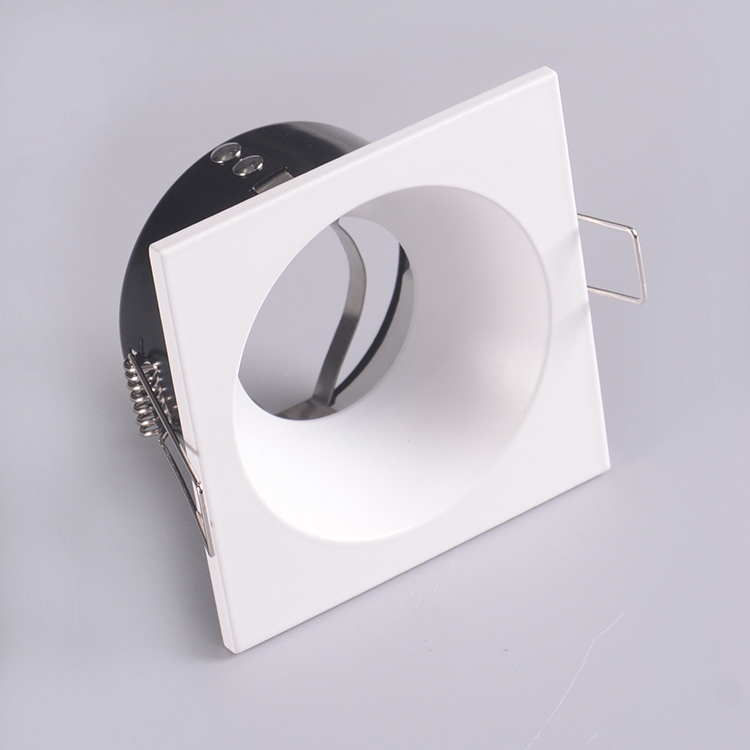 85mm white square recessed downlights , 240v bedroom led spotlight anti glare