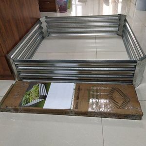 Boîte de plantation vulcanisée pour <span class=keywords><strong>jardin</strong></span>, pour plantes de légumes, bon marché, <span class=keywords><strong>lit</strong></span> surélevé en métal, 4 pieds x 3 pieds x 1 pieds, vente en gros - Product Image 6