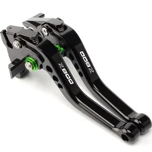 Vente directe d'usine poignée moto réglable CNC leviers de frein et d'embrayage courts pour <span class=keywords><strong>Kawasaki</strong></span> <span class=keywords><strong>Z800</strong></span> 2013 2014 <span class=keywords><strong>2015</strong></span> 2016 - Product Image 1