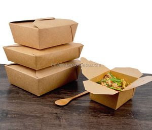 Mới Đến Disbosable Tất Cả Các Loại Mô Hình Môi Trường Kraft Bio <span class=keywords><strong>Container</strong></span> Thực Phẩm 8 # - Product Image 1