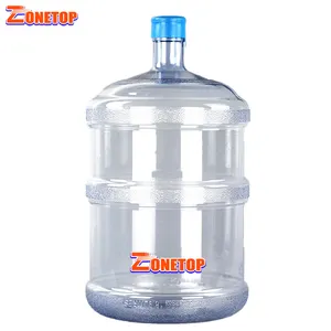 زجاجة مياه نقية غير انسكابية جديدة سعة 5 جالون زجاجة بلاستيكية سعة 18.9 لتر و18 لتر و5 جالون