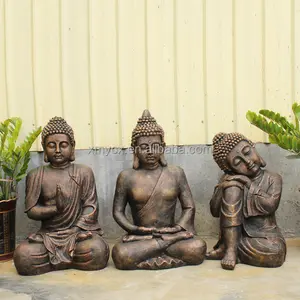 100cm high garden decoration crafts fiberglass buddha