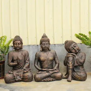 Willken crafts <strong>fiberglass</strong> <strong>buddha</strong> fiber 100cm high garden decoration eco-friendly for home decoration decorations for home and and garden - Product Image 1
