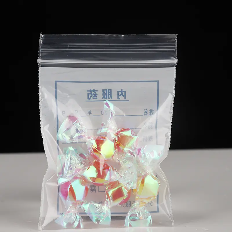 Custom Size Clear Packing PE Plastic Transparent Ziplock Bag/Printed Opaque Ziplock Bag For Food