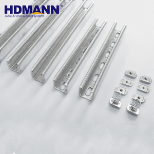 HDMANN อลูมิเนียมพลังงานแสงอาทิตย์ Strut Channel Unistrut ช่อง