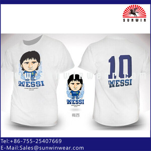 <span class=keywords><strong>el</strong></span> último 2014 arrivel hombres de impresión personalizada de messi de manga corta camiseta - Product Image 1