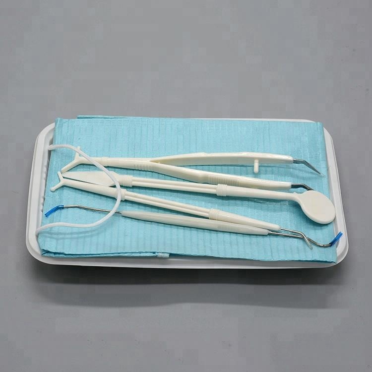 牙科诊所耗材仪器检查手一次性牙科工具包 - buy dental kit