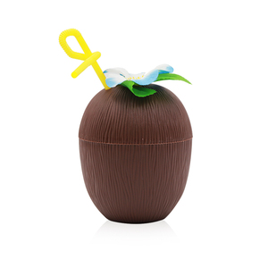 2017 Fashion With Straw Disposable <strong>Coconut</strong> Drinking Plastic <strong>Cup</strong> Plastic <strong>Coconut</strong> Drink <strong>Cups</strong> - Product Image 1