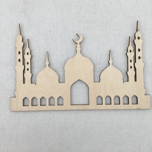 Modelo de madera cortado con láser para decoración de oración <span class=keywords><strong>Islámica</strong></span> - Product Image 5