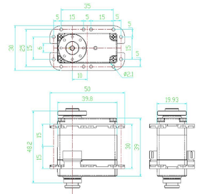 Feetech new Smart Robot Servo SCS115 an alternative to <span class=keywords><strong>Dynamixel</strong></span> AX-12 - Product Image 3
