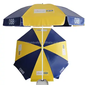 Sombrilla de Playa de PVC con Logotipo MTN Impreso de 125 cm x 8 Paneles, Sombrilla Grande para Exteriores - Product Image 1