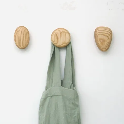 Patère murale en bois pour vêtements, nouveau modèle, 1 pièce, suspension pour habits