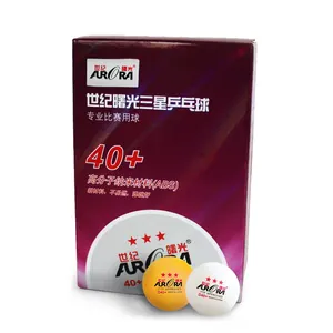 Лучшее качество, одобрено ITTF, мяч для пинг-понга 3 звезды 40 мм, мяч из АБС-пластика для соревнований по мячу для настольного тенниса