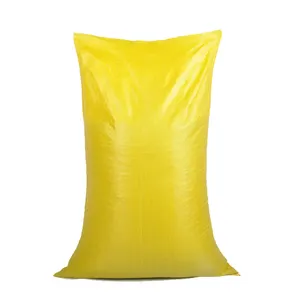 Желтый тканый мешок pp (полипропилен), рулон, ткань, рафия для упаковки
