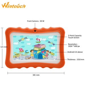 Wintouch K76 A33 Màn Hình Cảm Ứng Giá Rẻ Trẻ Em <span class=keywords><strong>Tablet</strong></span> Trung Quốc 512Mb + 8Gb, 1024*600 7 Inch <span class=keywords><strong>Tablet</strong></span> PC Quad Core Allwinner <span class=keywords><strong>Android</strong></span> <span class=keywords><strong>4.4</strong></span> - Product Image 4