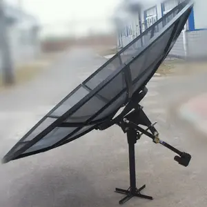 C banda di 3 m 300 centimetri palo di montaggio polare montare con motore parabola satellitare antenna tv