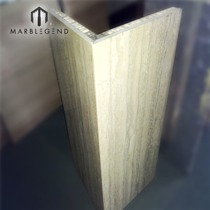 Murale decorativo Naturale marmo travertino Fronte pannello a nido d'ape in alluminio - Product Image 2