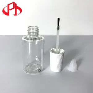 30ML Nail polish remover pump dispenser bottle mascara vial plastic glue bottle with brush