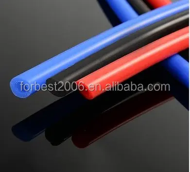 Manguera de vacío de silicona negra, tubo de goma Turbo, tubo de aire y agua, 5mm, manguera de vacío de silicona