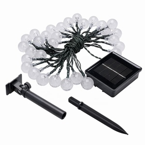 Meilleures <span class=keywords><strong>boules</strong></span> de cristal doux blanc chaud étanche solaire Globe LED fée guirlandes lumineuses pour la fête à la maison - Product Image 2