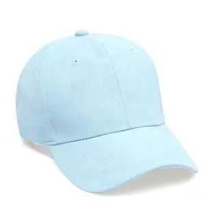 Unisex Faux Suede Baseball Cap Verstellbarer Plain Dad Hut für Frauen Männer Trucker Cap Männer