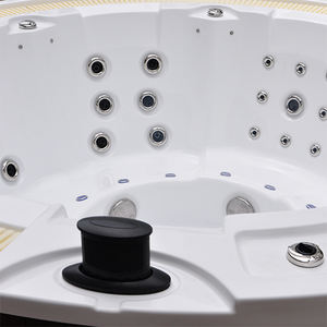 Kingston einfaches, rundes, Überlaufsicheres Warmwasserbad, massagewirmel für 7 personen - Product Image 4