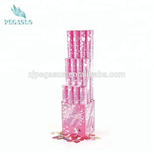 <strong>Wedding</strong> Rose Petals Streamer Popper <strong>Confetti</strong> Cannon Factory Party Popper - Product Image 3