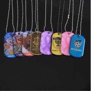 Wholesale <strong>Beautiful</strong> Print logo Photo Sublimation Anodized <strong>Dog</strong> <strong>Tags</strong>