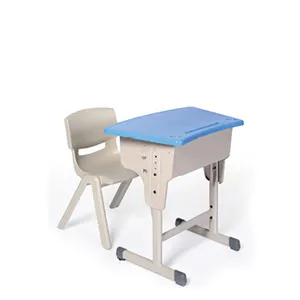 学生家具厂学校家具学生PP塑料桌椅高度可调
