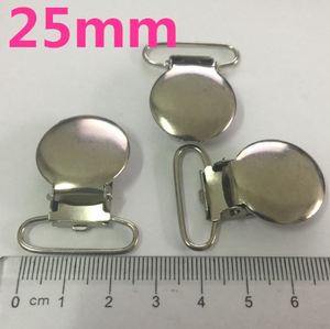 High Quality <strong>Silver</strong> Top Round Shaped Suspender <strong>Clips</strong> Wholesale Suspender <strong>Clips</strong> - Product Image 2