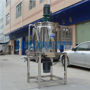 Machine de fabrication de <span class=keywords><strong>mayonnaise</strong></span> Mélangeur Spx avec circulation interne pour petite production Décharge inférieure automatique de 300 litres - Product Image 5