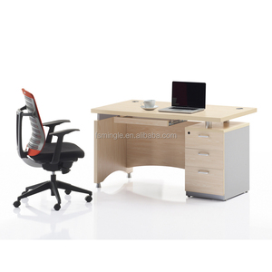 Offre Spéciale mélamine moderne table d'ordinateur/bureau d'ordinateur <span class=keywords><strong>portable</strong></span> bon marché avec 3 tiroirs armoire - Product Image 1