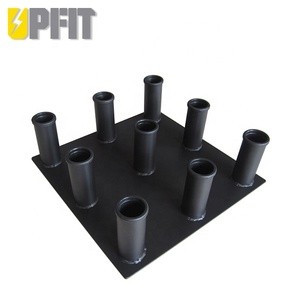 Gimnasio Fitness 9-Hole Steel Barbell Bar Holder Metal <span class=keywords><strong>Rack</strong></span> Banco <span class=keywords><strong>de</strong></span> ejercicios y <span class=keywords><strong>Rack</strong></span> para levantamiento <span class=keywords><strong>de</strong></span> pesas - Product Image 2