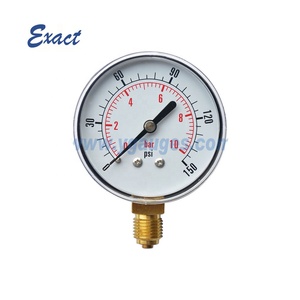 공장 판매 최고 품질 더블 바늘 레드 알림 건조 압력 게이지 - Product Image 2