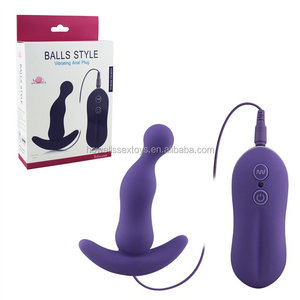 Aphrodisia Kompakt Toplar Tarzı Titreşimli Anal Plug Silikon Boncuk Tasarım 10 Mod Sessiz Motor Başlangıç ​​Seviyesi Dostu Anal Stimülatör - Product Image 1
