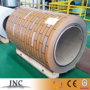 Tôles d'<span class=keywords><strong>acier</strong></span> pré<span class=keywords><strong>laqué</strong></span> (PPGI) à motif grain de bois, motif brique florale, motif marbre, motif camouflage, laquées, pour découpe et pliage, certifiées CE - Product Image 3