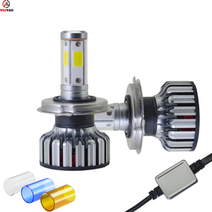 Weiyao mejor venta de productos led faro V18s <span class=keywords><strong>4</strong></span> lados COB chips auto faro Bluetooth venta al <span class=keywords><strong>por</strong></span> mayor - Product Image 3