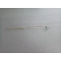 Termokopel Logam Mulia Tipe R Flens Tetap Profesional Merek Duchin Model WRRO1-007JR Berperingkat IP65 1.5C OEM Korundum