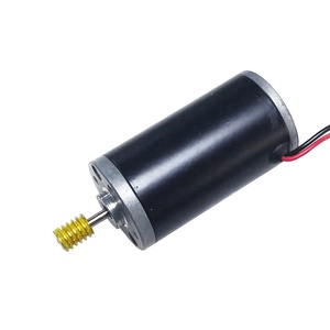 Motor eléctrico de 24V CC con conmutación de cepillo Construcción de imán permanente de 8000 Rpm para cortina eléctrica y actuador lineal - Product Image 2