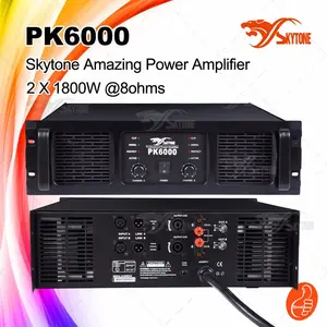 7200W PK6000 극단적인 전력 증폭기, 직업적인 큰 연주회를 위한 직업적인 전력 증폭기